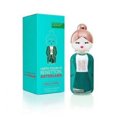 BENETTON Sisterland Green Jasmine Woman 80 ML